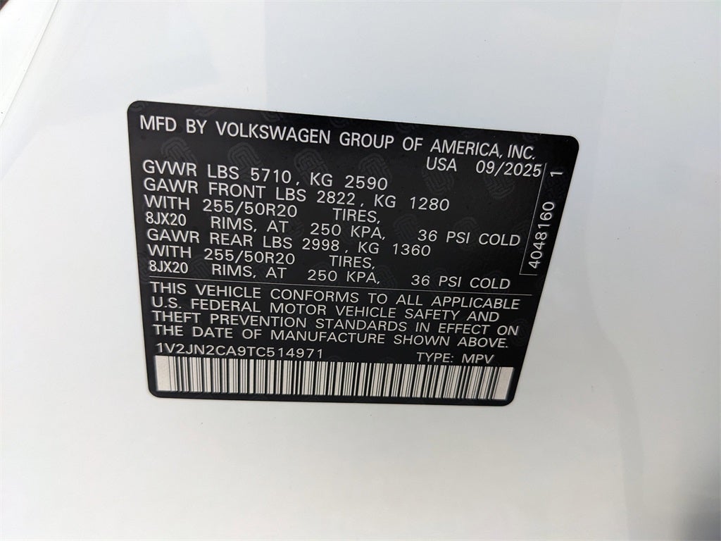 2026 Volkswagen Atlas 2.0T SE w/Technology