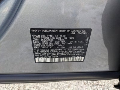 2026 Volkswagen Atlas 2.0T SE w/Technology