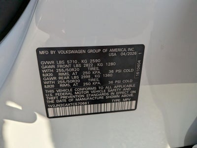 2026 Volkswagen Atlas 2.0T SE w/Technology