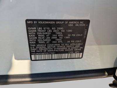 2026 Volkswagen Atlas 2.0T SE w/Technology