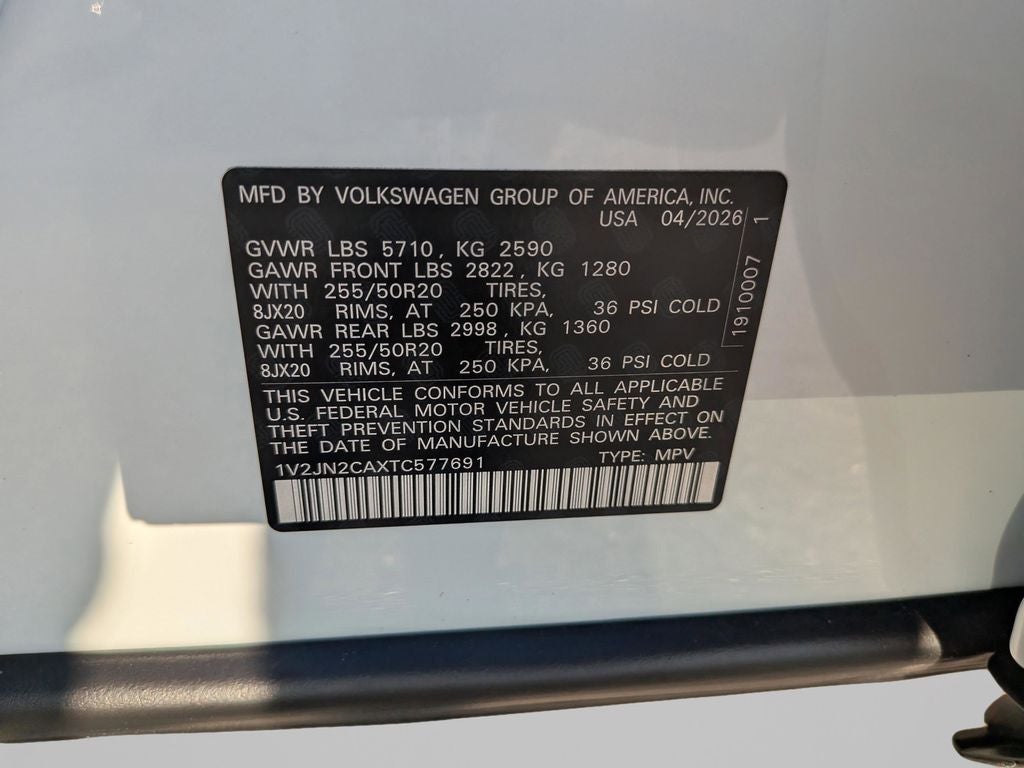 2026 Volkswagen Atlas 2.0T SE w/Technology