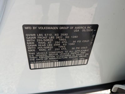 2026 Volkswagen Atlas 2.0T SE w/Technology