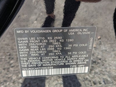2026 Volkswagen Atlas 2.0T SE w/Technology