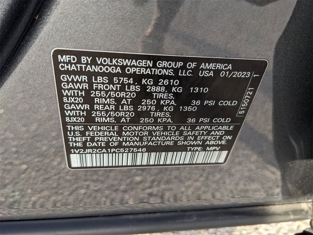 2023 Volkswagen Atlas 3.6L V6 SE w/Technology