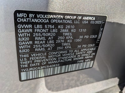 2023 Volkswagen Atlas 3.6L V6 SE w/Technology