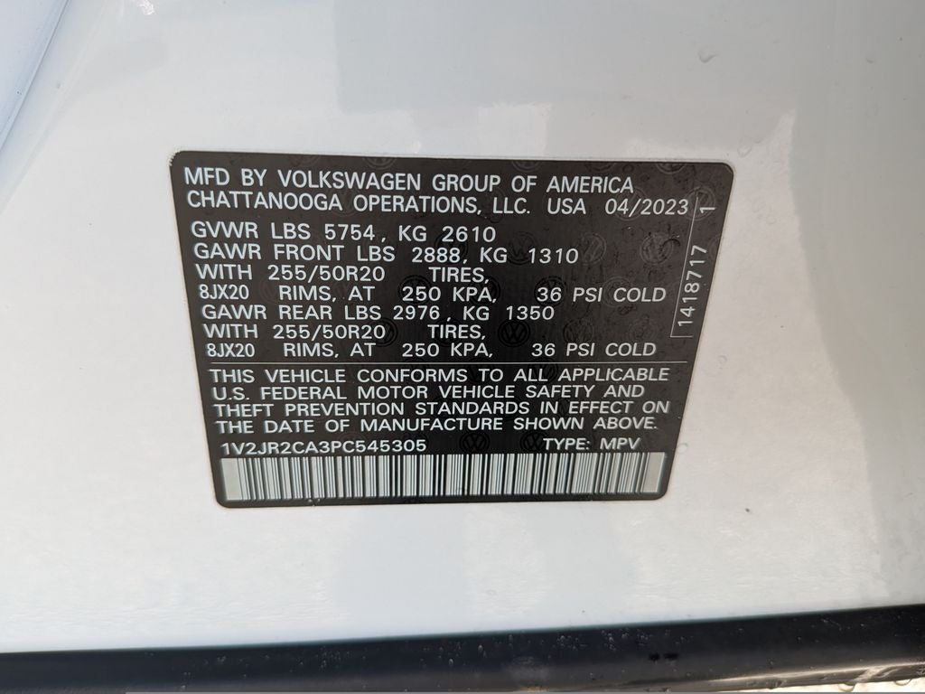 2023 Volkswagen Atlas 3.6L V6 SE w/Technology