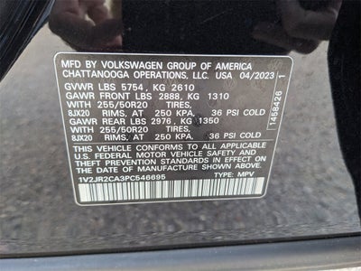 2023 Volkswagen Atlas 3.6L V6 SE w/Technology