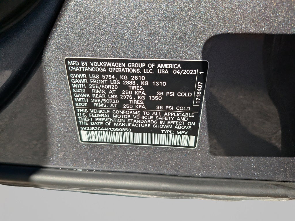 2023 Volkswagen Atlas 3.6L V6 SE w/Technology
