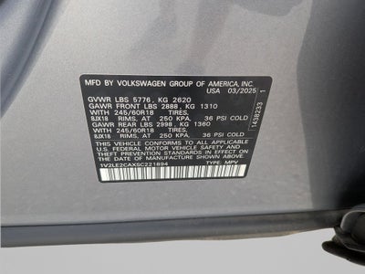 2025 Volkswagen Atlas Cross Sport 2.0T SE