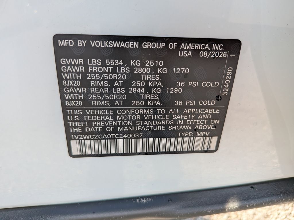 2026 Volkswagen Atlas Cross Sport SE w/Technology