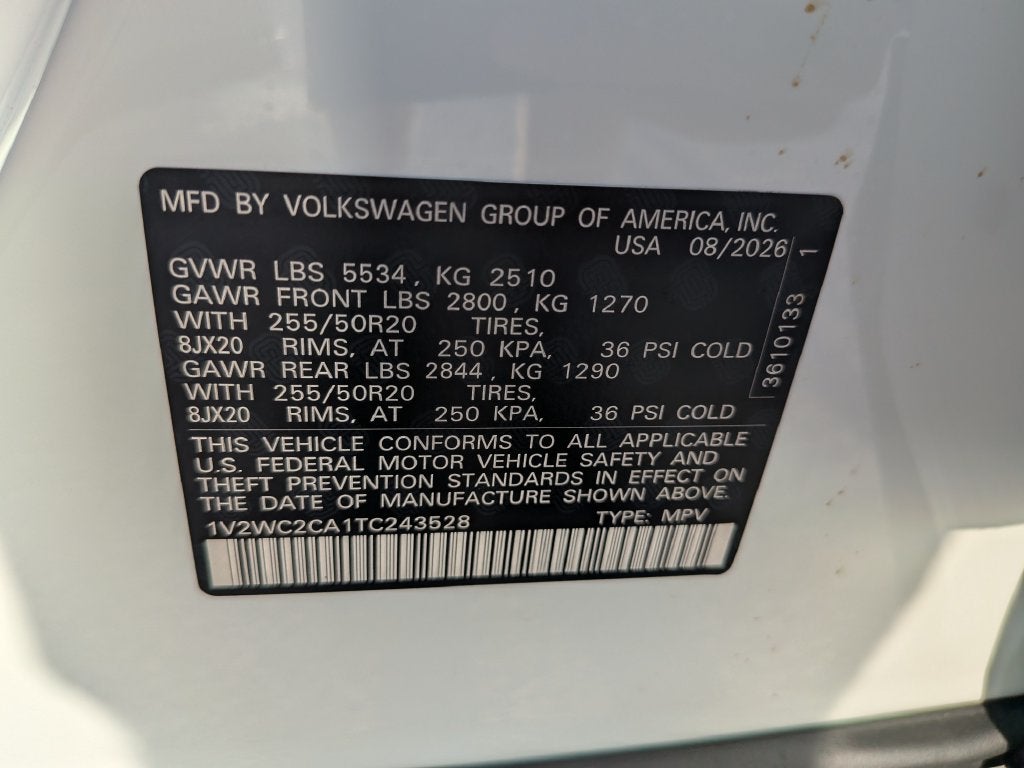 2026 Volkswagen Atlas Cross Sport SE w/Technology