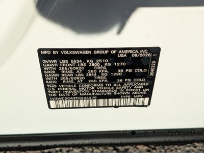 2026 Volkswagen Atlas Cross Sport SE w/Technology