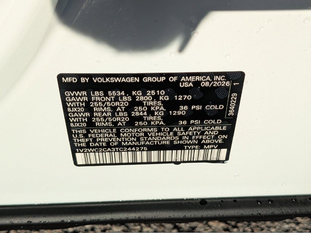 2026 Volkswagen Atlas Cross Sport SE w/Technology