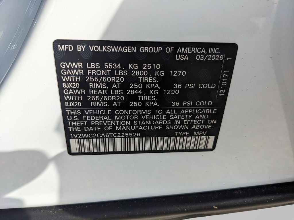 2026 Volkswagen Atlas Cross Sport 2.0T SE w/Technology