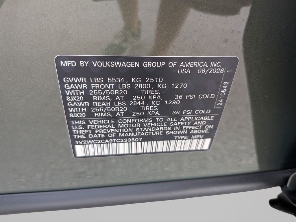 2026 Volkswagen Atlas Cross Sport 2.0T SE w/Technology