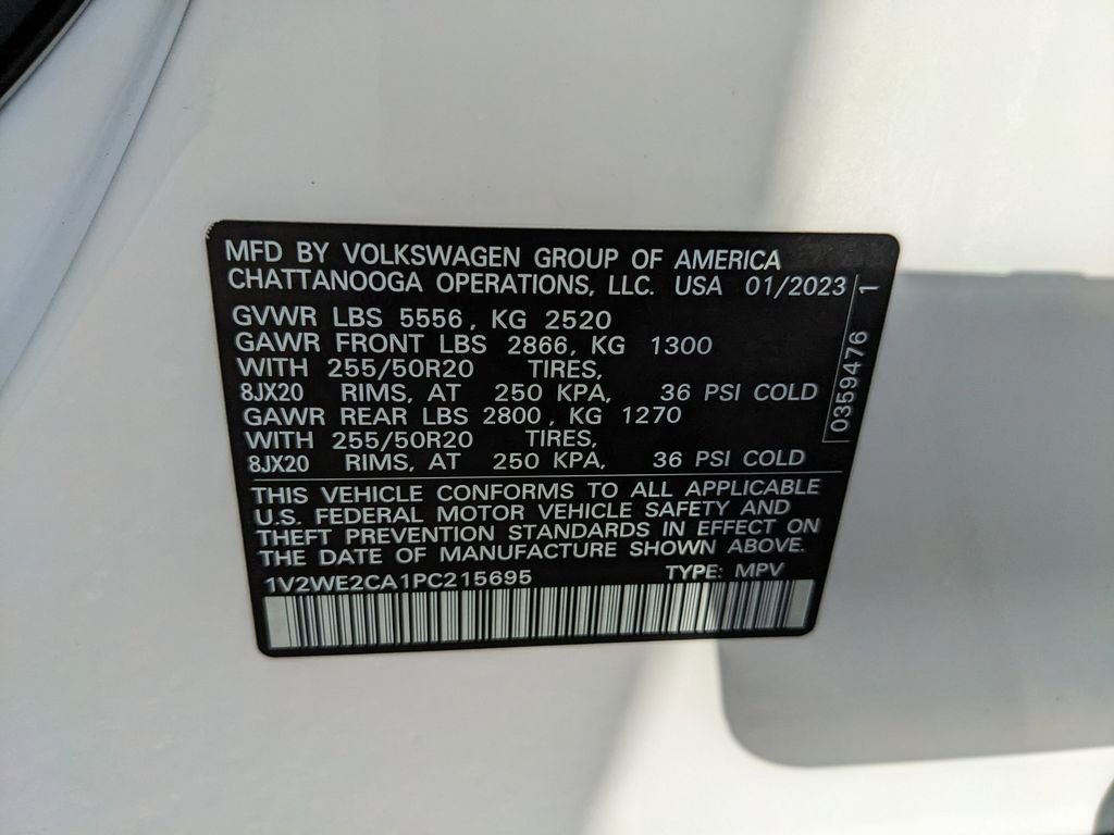 2023 Volkswagen Atlas Cross Sport 3.6L V6 SE w/Technology