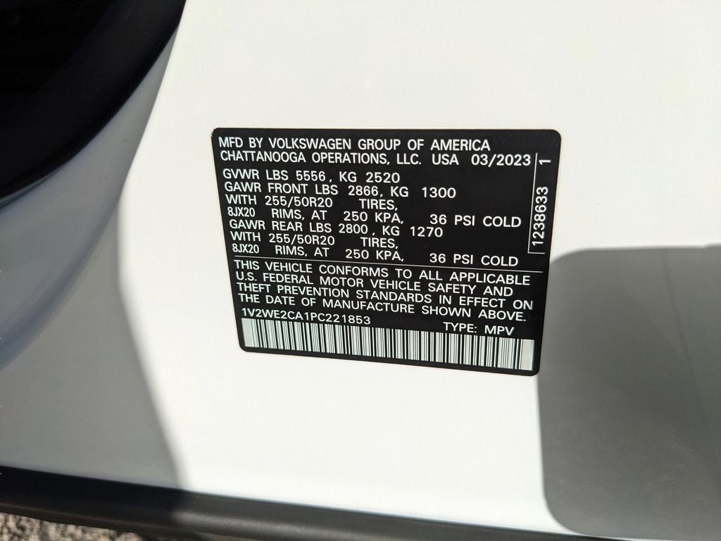 2023 Volkswagen Atlas Cross Sport 3.6L V6 SE w/Technology