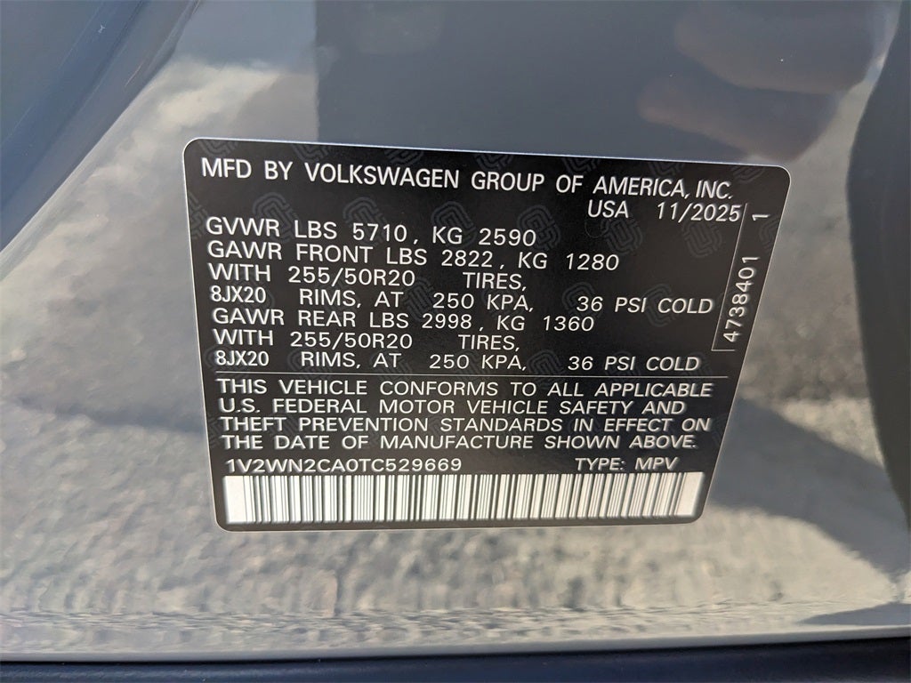 2026 Volkswagen Atlas 2.0T SE w/Technology