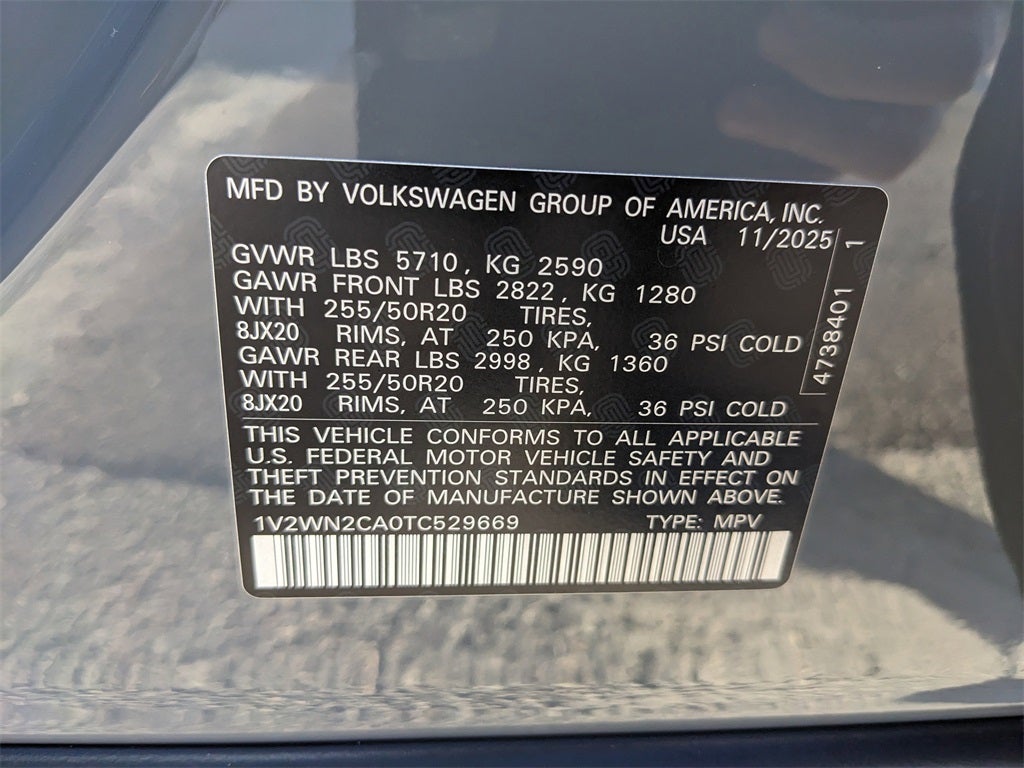 2026 Volkswagen Atlas 2.0T SE w/Technology