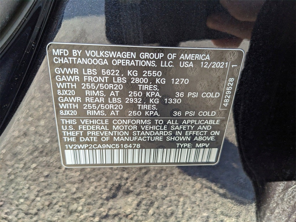 2022 Volkswagen Atlas 2.0T SE w/Technology