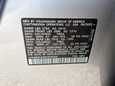 2023 Volkswagen Atlas 3.6L V6 SE w/Technology