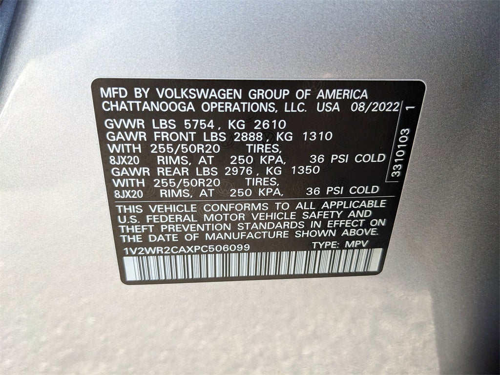 2023 Volkswagen Atlas 3.6L V6 SE w/Technology