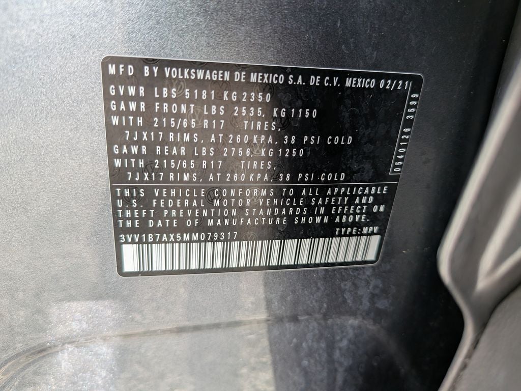 2021 Volkswagen Tiguan 2.0T S