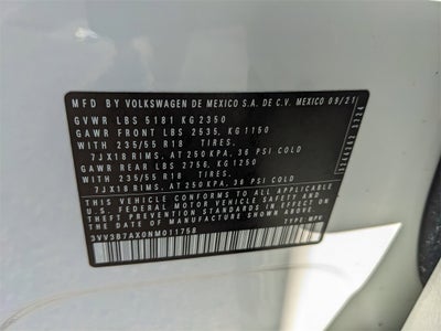 2022 Volkswagen Tiguan 2.0T SE