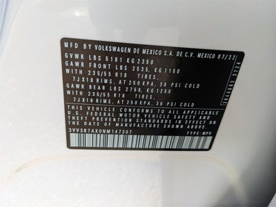 2022 Volkswagen Tiguan 2.0T SE