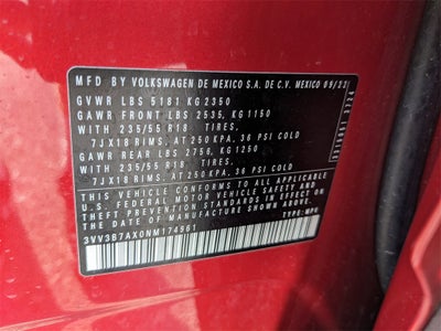 2022 Volkswagen Tiguan 2.0T SE