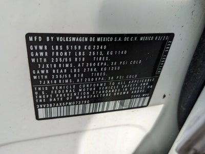 2023 Volkswagen Tiguan 2.0T SE