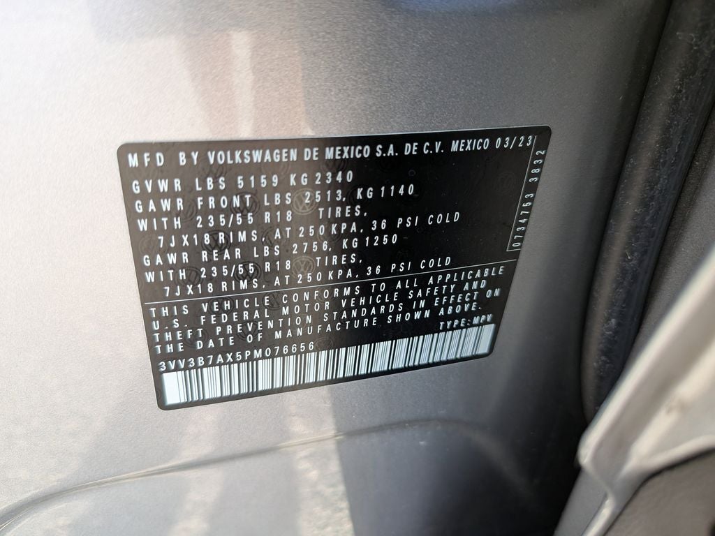 2023 Volkswagen Tiguan 2.0T SE