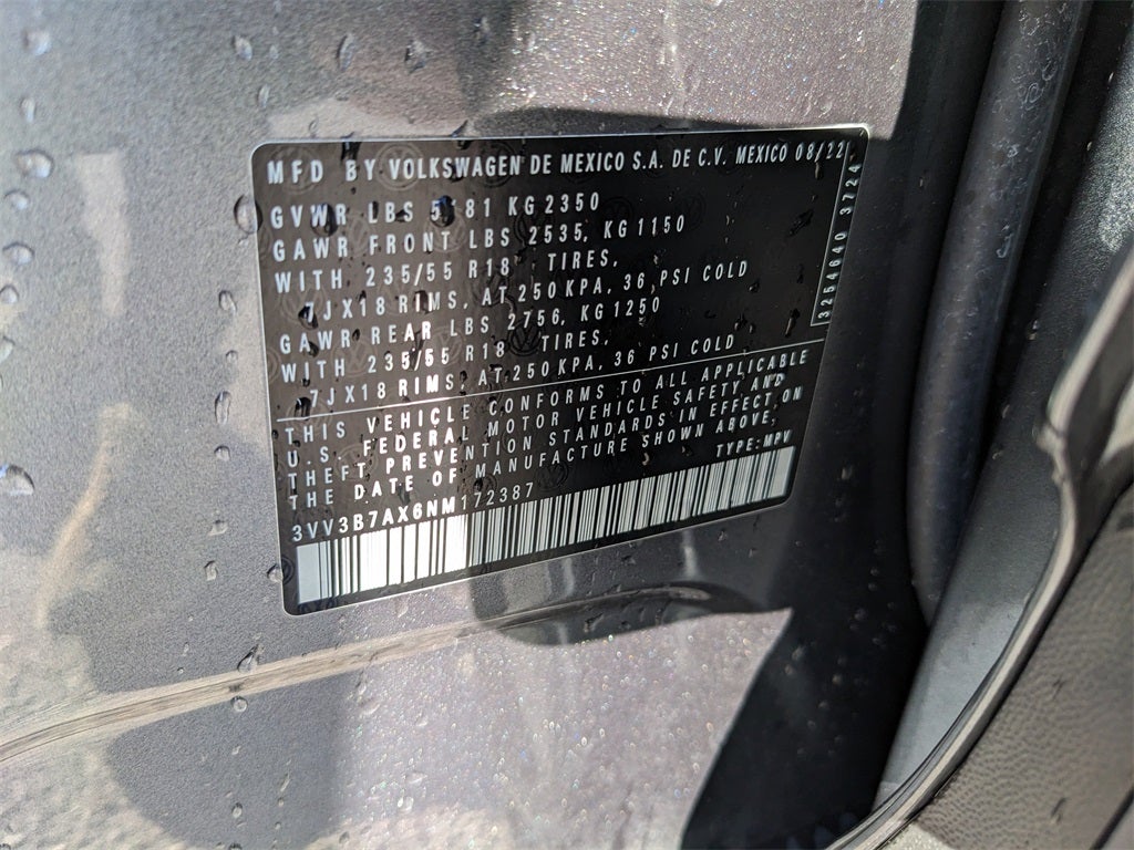 2022 Volkswagen Tiguan 2.0T SE