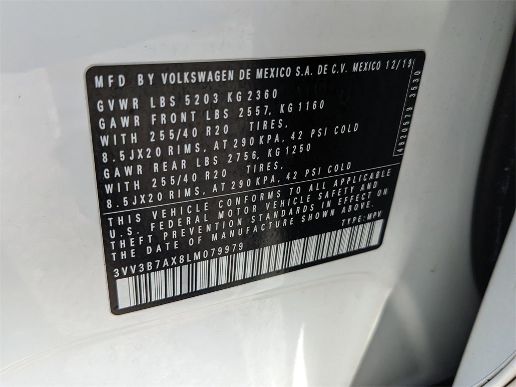 2020 Volkswagen Tiguan 2.0T SE R-Line Black