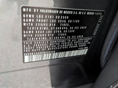 2022 Volkswagen Tiguan 2.0T SE