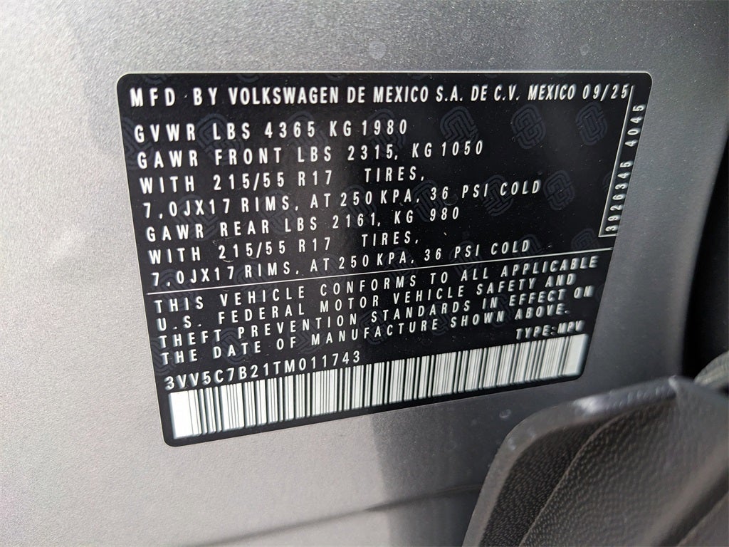 2026 Volkswagen Taos 1.5T S