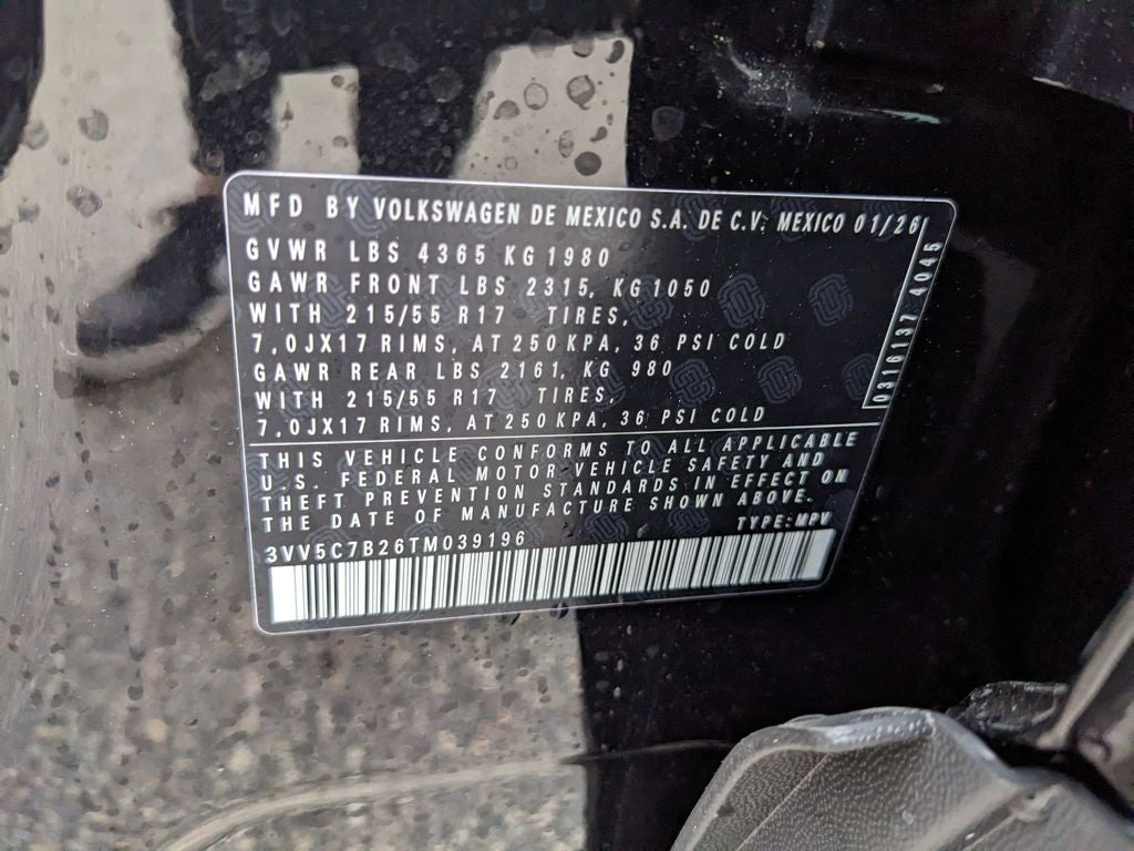 2026 Volkswagen Taos 1.5T S