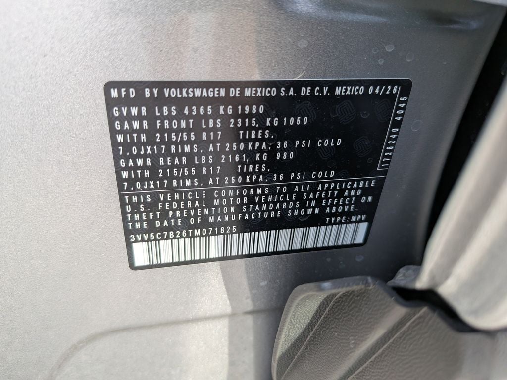2026 Volkswagen Taos 1.5T S