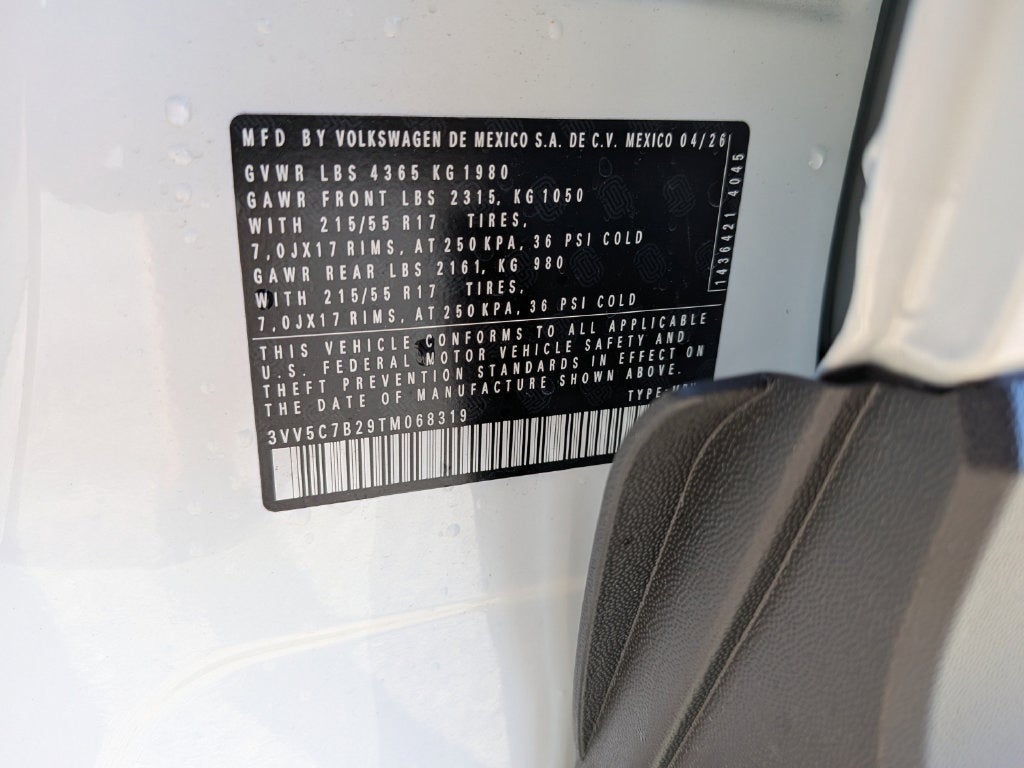 2026 Volkswagen Taos 1.5T S