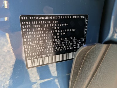 2027 Volkswagen Taos 1.5T S