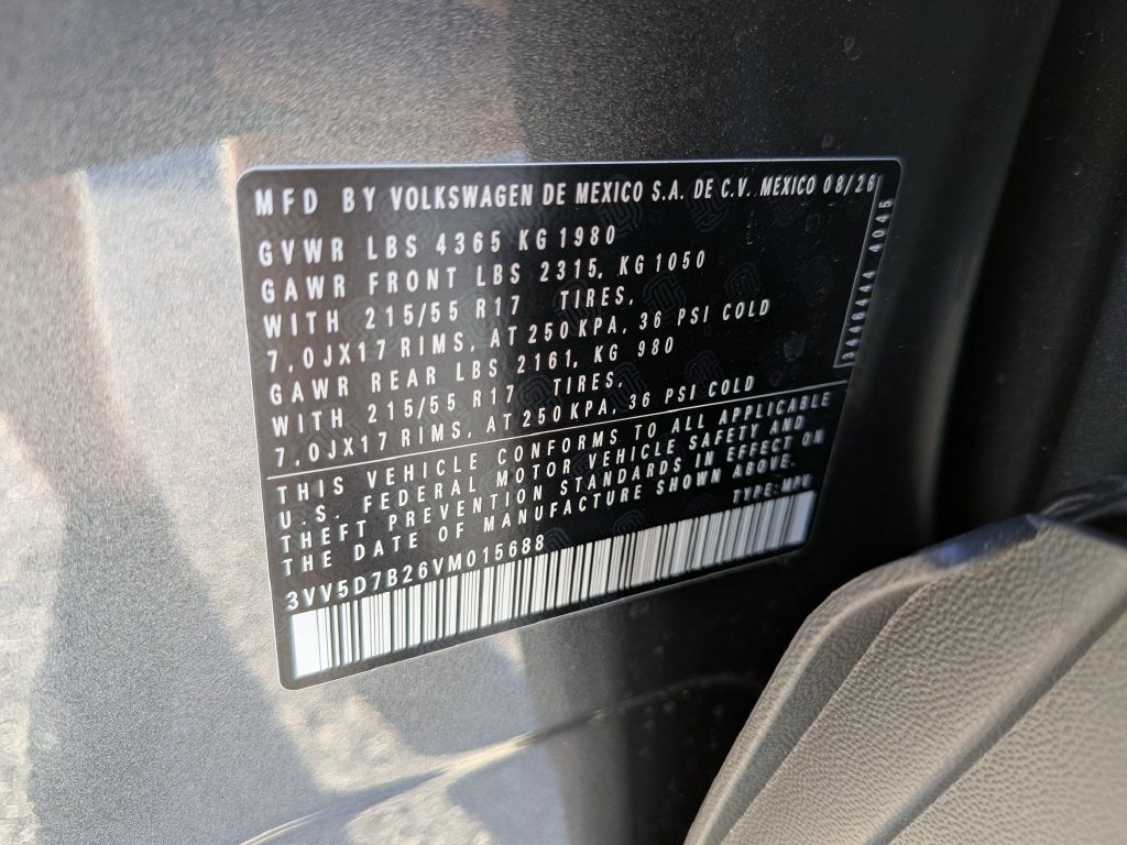 2027 Volkswagen Taos 1.5T S