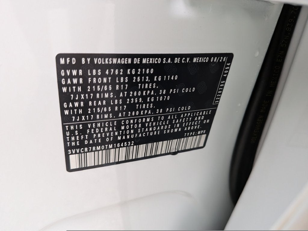 2026 Volkswagen Tiguan S