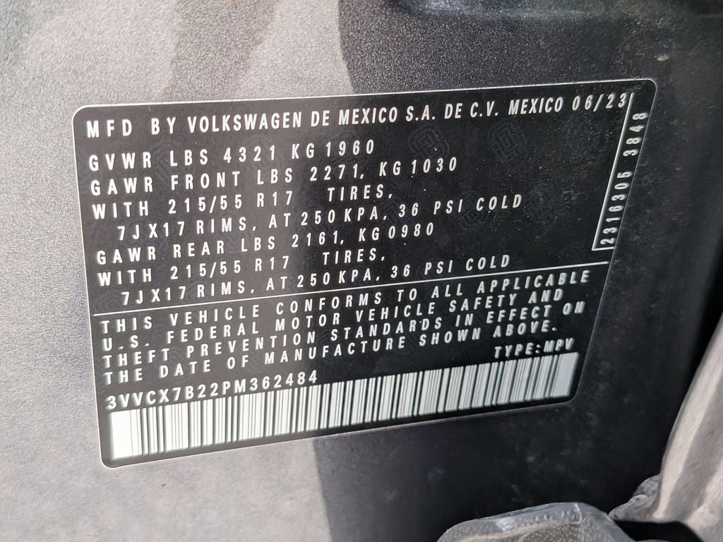 2023 Volkswagen Taos 1.5T S
