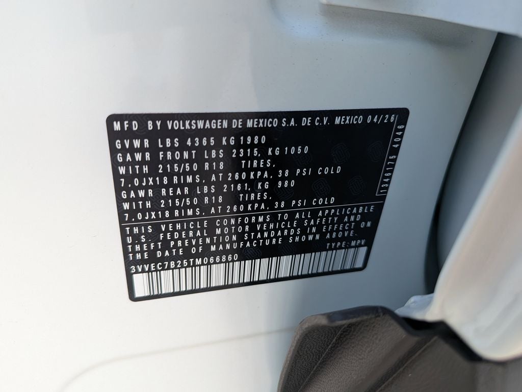 2026 Volkswagen Taos 1.5T SE