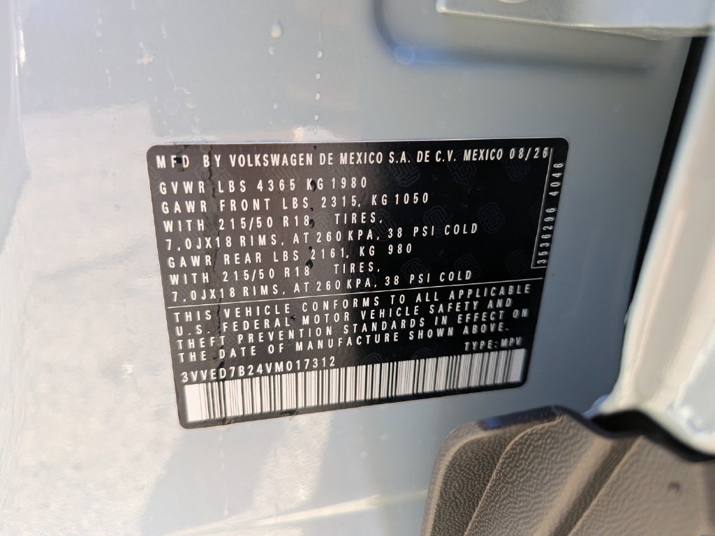 2027 Volkswagen Taos 1.5T SE