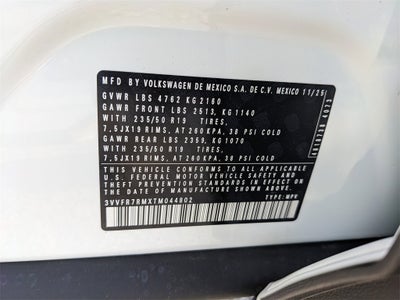 2026 Volkswagen Tiguan 2.0T SE