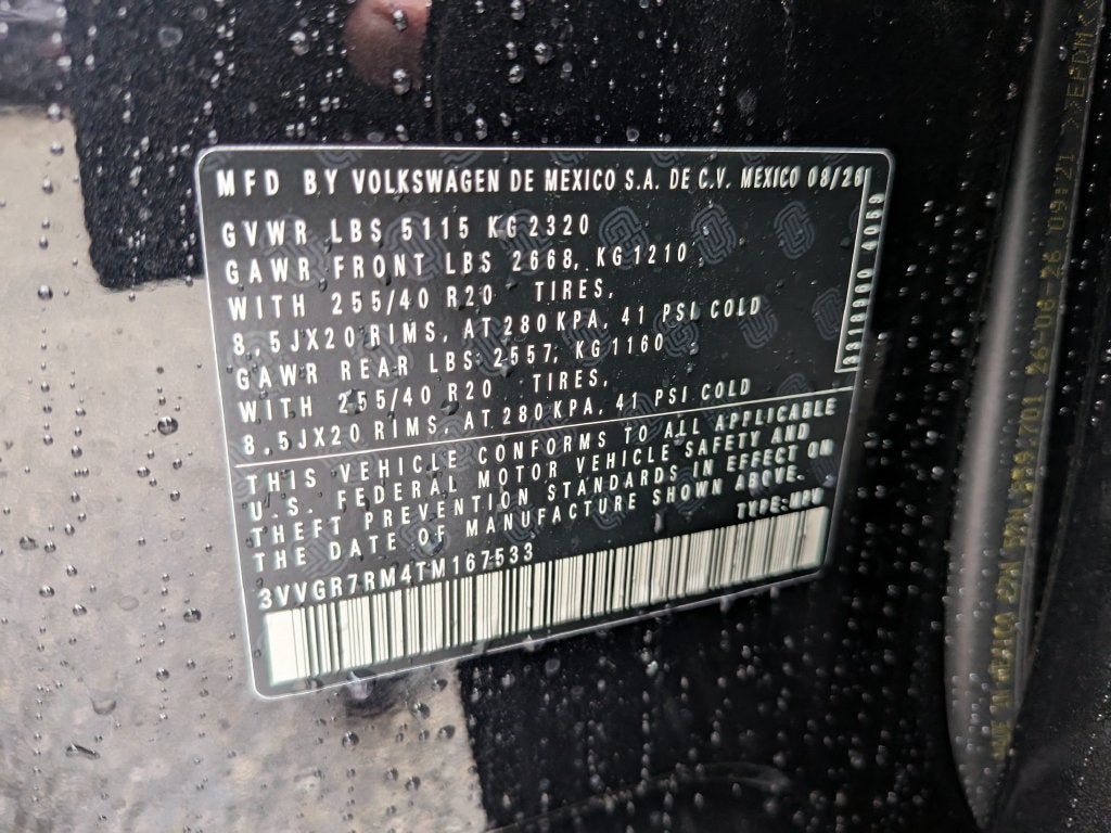2026 Volkswagen Tiguan SE R-Line Black
