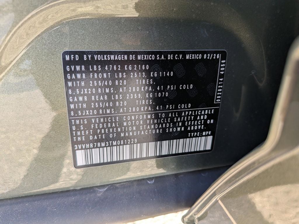 2026 Volkswagen Tiguan 2.0T SE R-Line Black