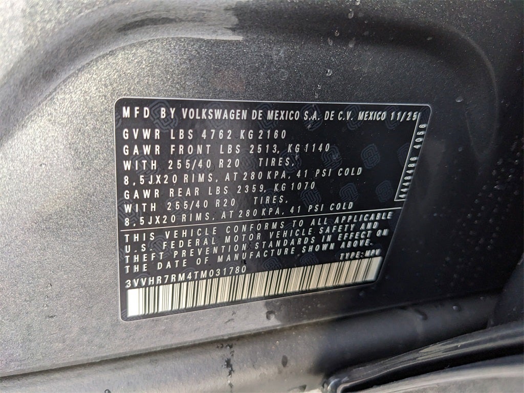 2026 Volkswagen Tiguan 2.0T SE R-Line Black