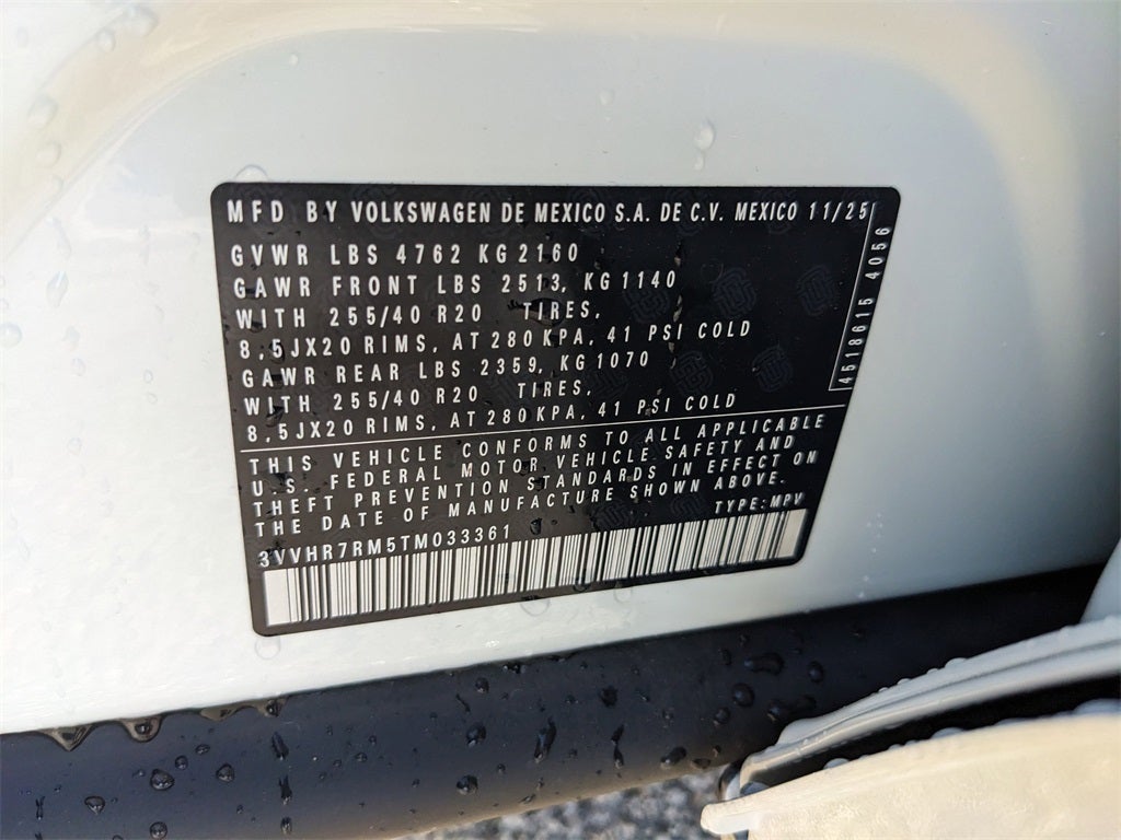 2026 Volkswagen Tiguan 2.0T SE R-Line Black